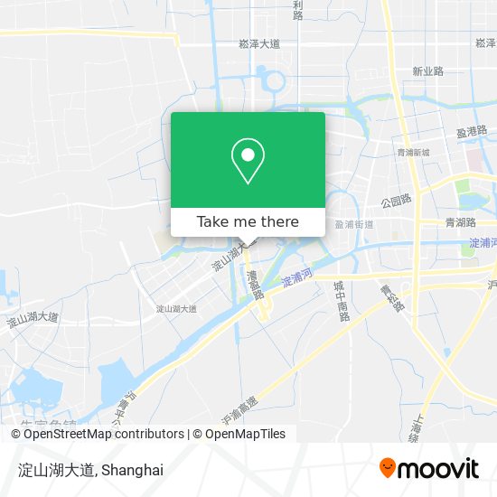 淀山湖大道 map