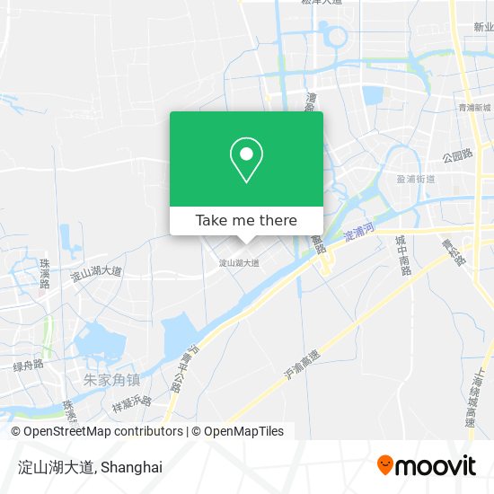 淀山湖大道 map