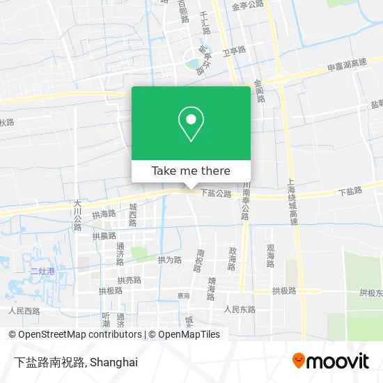 下盐路南祝路 map