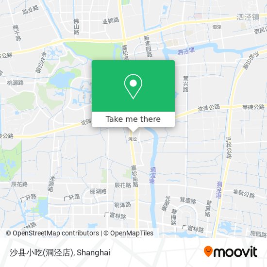 沙县小吃(洞泾店) map