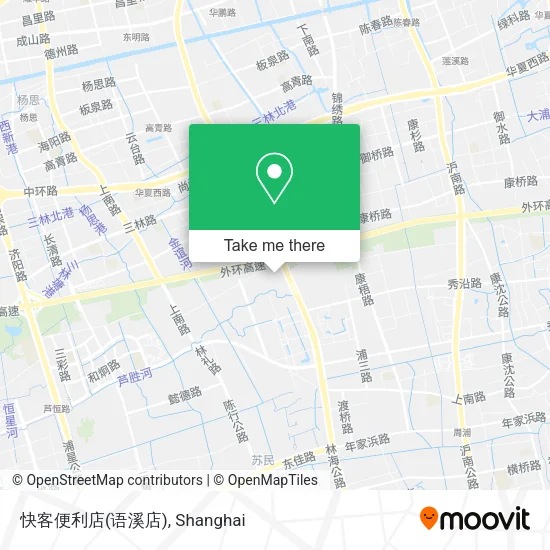 快客便利店(语溪店) map
