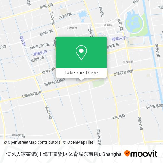 清风人家茶馆(上海市奉贤区体育局东南店) map