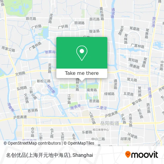 名创优品(上海开元地中海店) map
