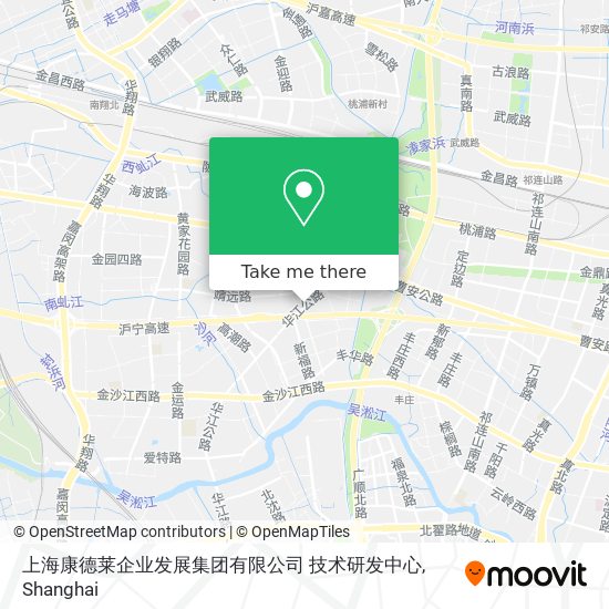 上海康德莱企业发展集团有限公司 技术研发中心 map