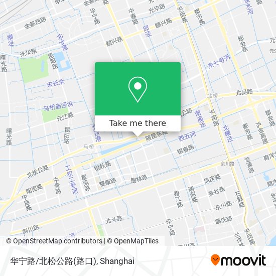 华宁路/北松公路(路口) map