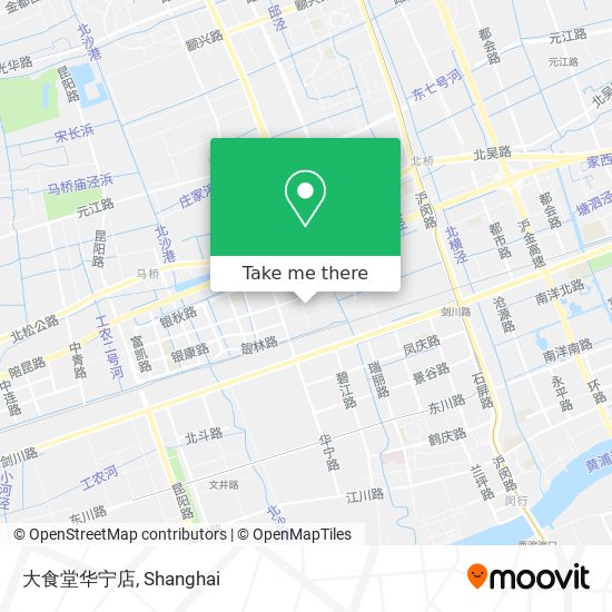 大食堂华宁店 map