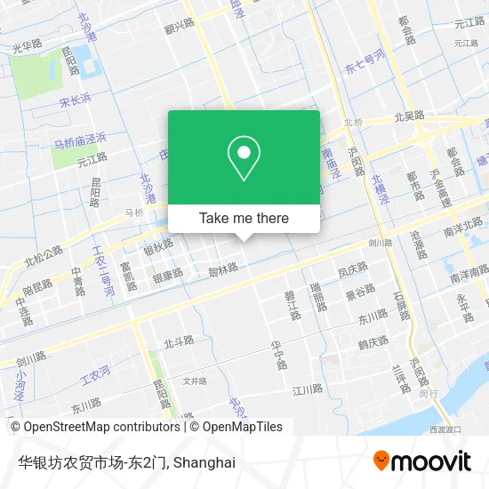 华银坊农贸市场-东2门 map