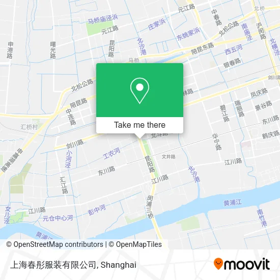 上海春彤服装有限公司 map