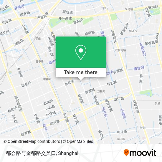 都会路与金都路交叉口 map