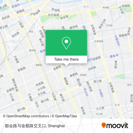 都会路与金都路交叉口 map