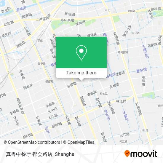 真粤中餐厅 都会路店 map