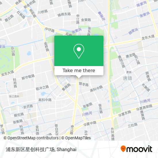 浦东新区星创科技广场 map
