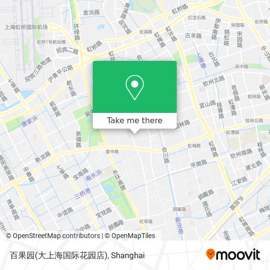 百果园(大上海国际花园店) map
