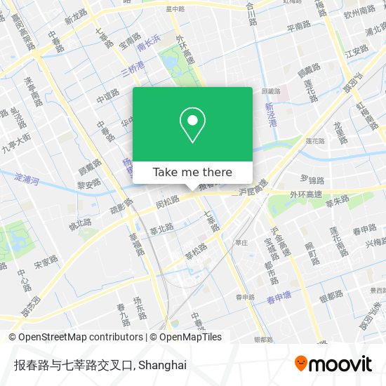 报春路与七莘路交叉口 map