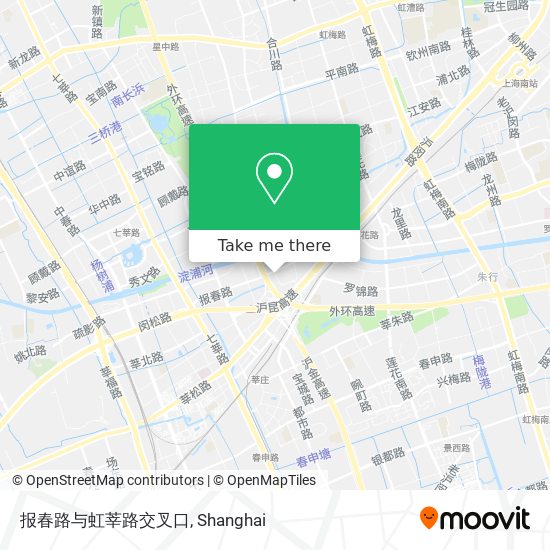 报春路与虹莘路交叉口 map