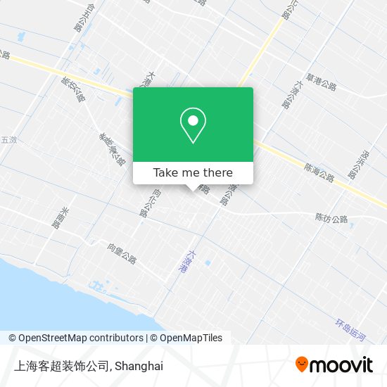 上海客超装饰公司 map