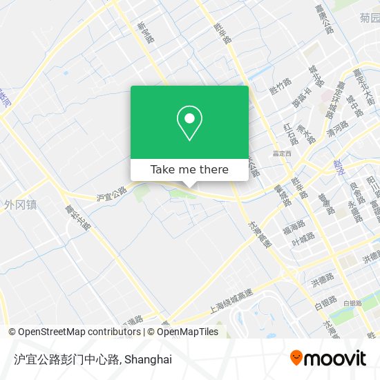 沪宜公路彭门中心路 map