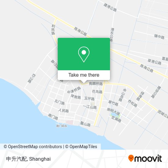 申升汽配 map