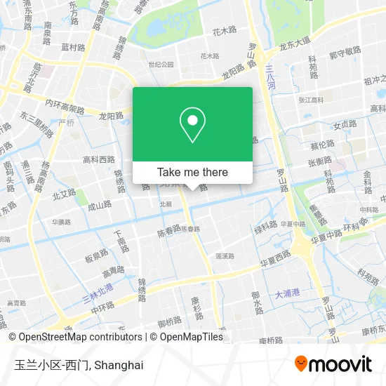 玉兰小区-西门 map