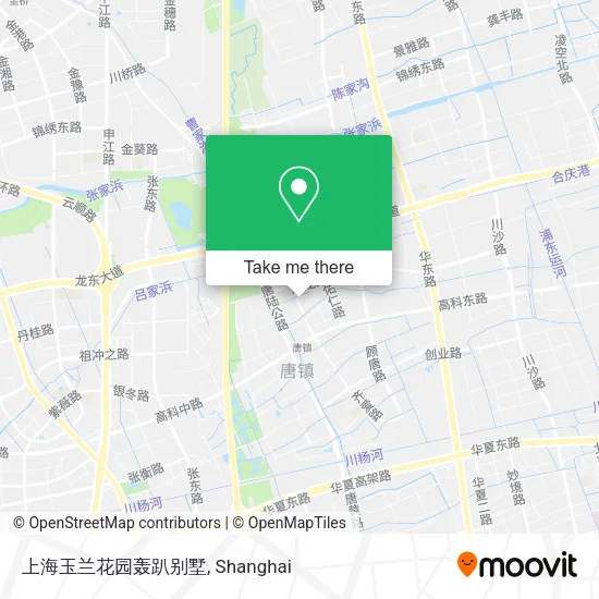 上海玉兰花园轰趴别墅 map