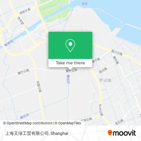 上海又绿工贸有限公司 map