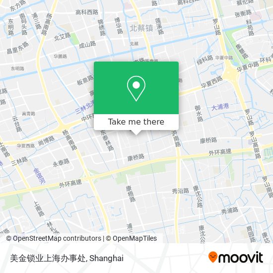 美金锁业上海办事处 map