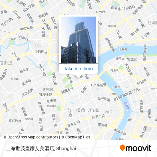 上海世茂皇家艾美酒店 map