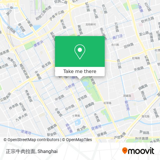 正宗牛肉拉面 map