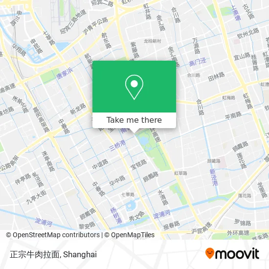 正宗牛肉拉面 map