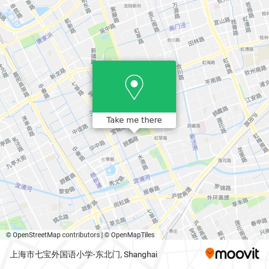 上海市七宝外国语小学-东北门 map