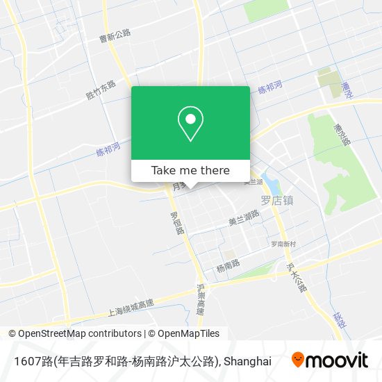 1607路(年吉路罗和路-杨南路沪太公路) map