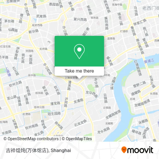 吉祥馄饨(万体馆店) map
