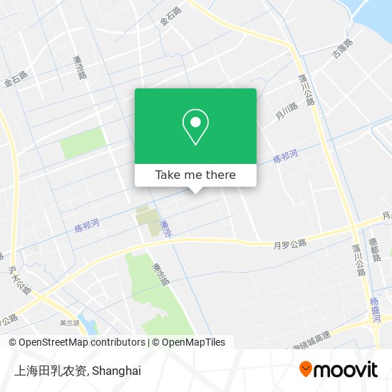 上海田乳农资 map