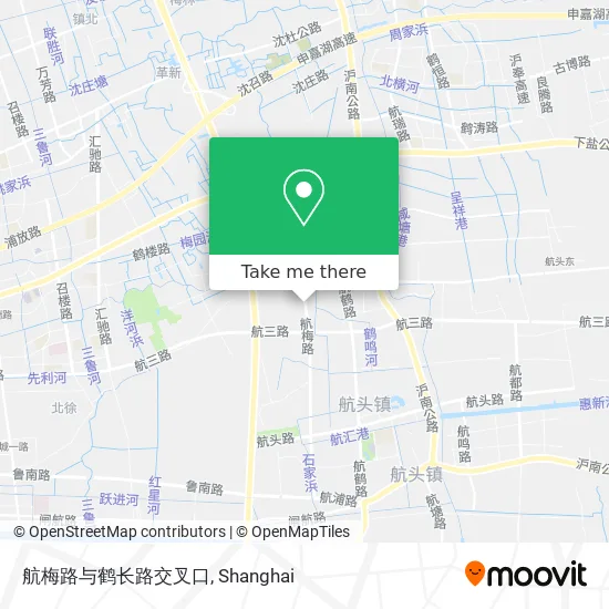 航梅路与鹤长路交叉口 map