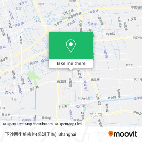 下沙西街航梅路(绿洲千岛) map