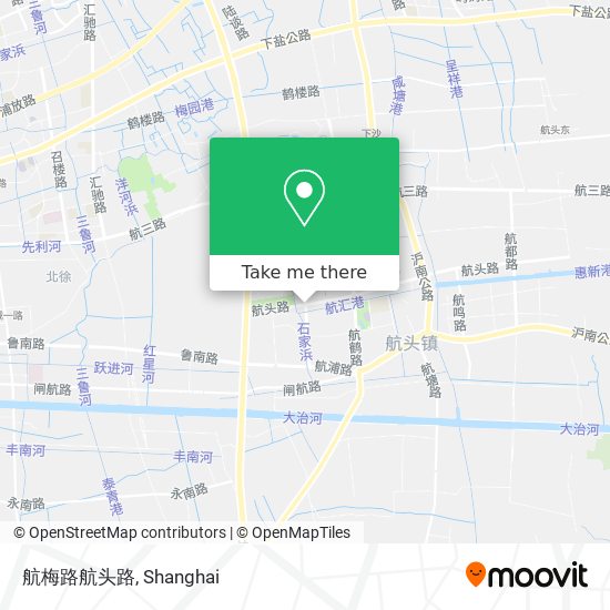 航梅路航头路 map
