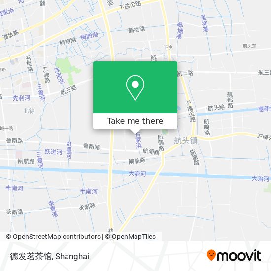 德发茗茶馆 map