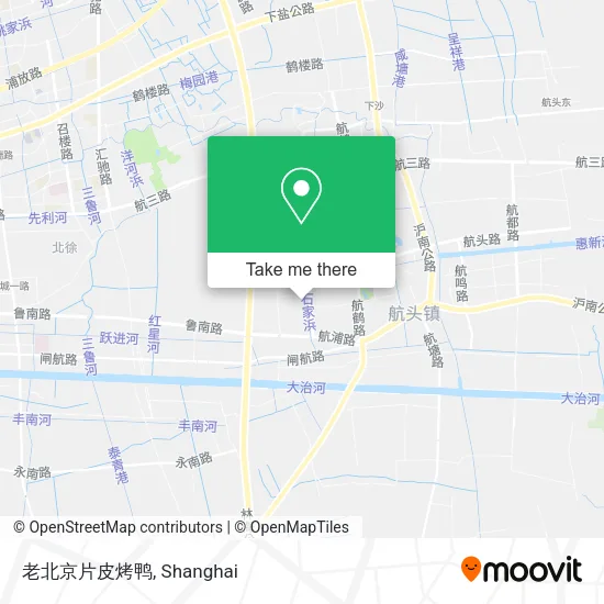 老北京片皮烤鸭 map