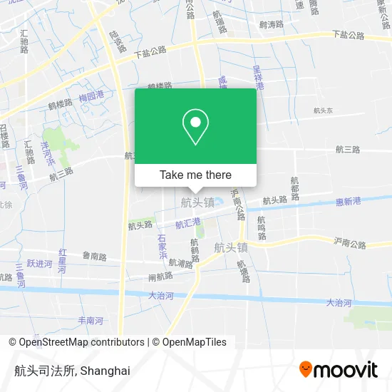 航头司法所 map