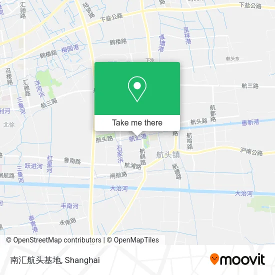 南汇航头基地 map