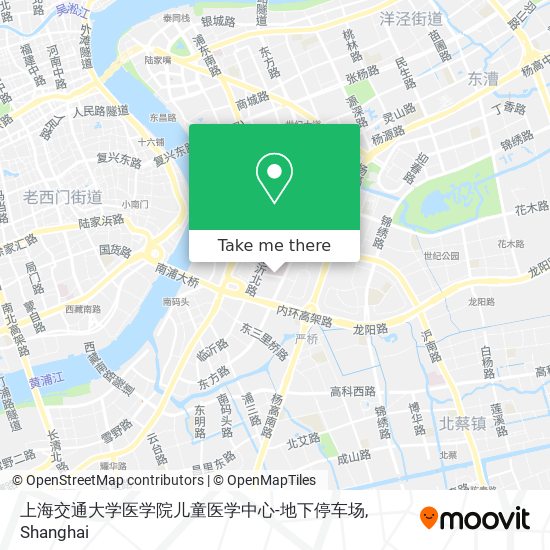 上海交通大学医学院儿童医学中心-地下停车场 map