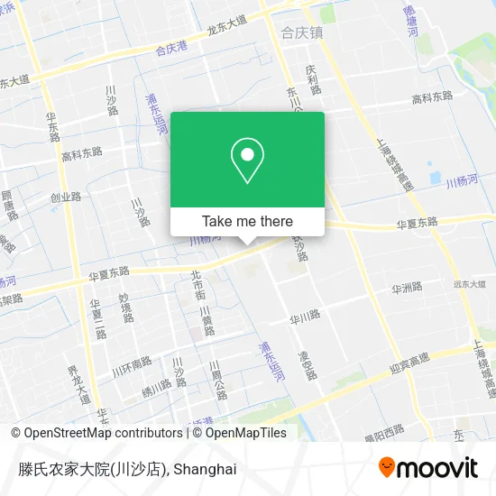 滕氏农家大院(川沙店) map