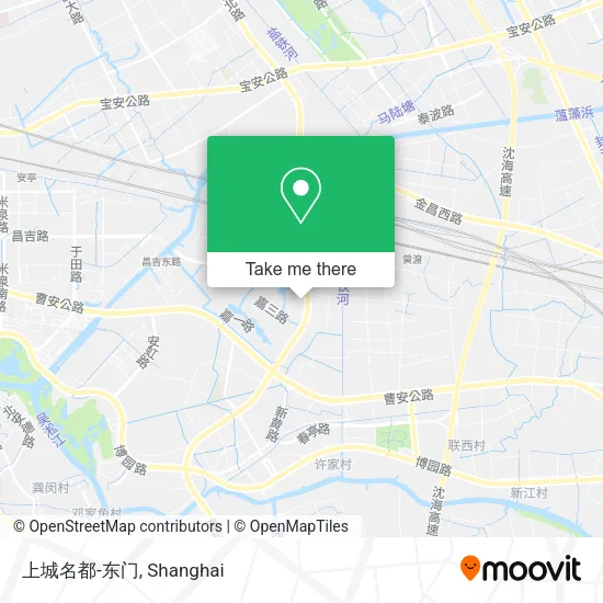 上城名都-东门 map