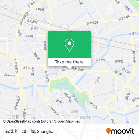 新城尚上城二期 map