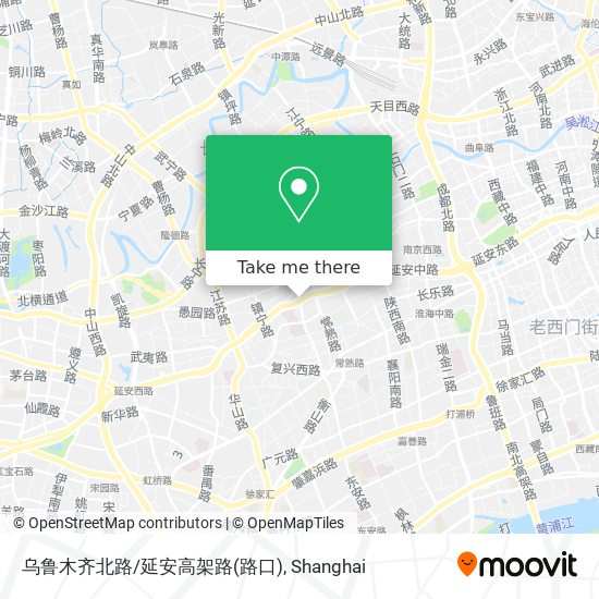 乌鲁木齐北路/延安高架路(路口) map