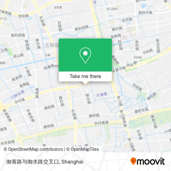 御青路与御水路交叉口 map