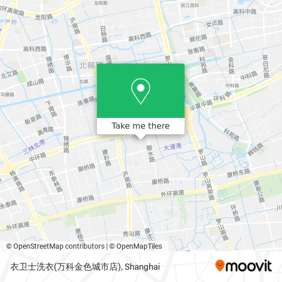 衣卫士洗衣(万科金色城市店) map
