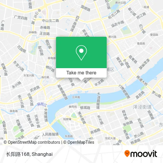 长阳路168 map