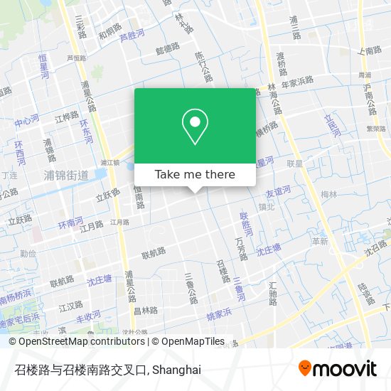 召楼路与召楼南路交叉口 map