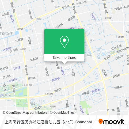 上海闵行区民办浦江召楼幼儿园-东北门 map